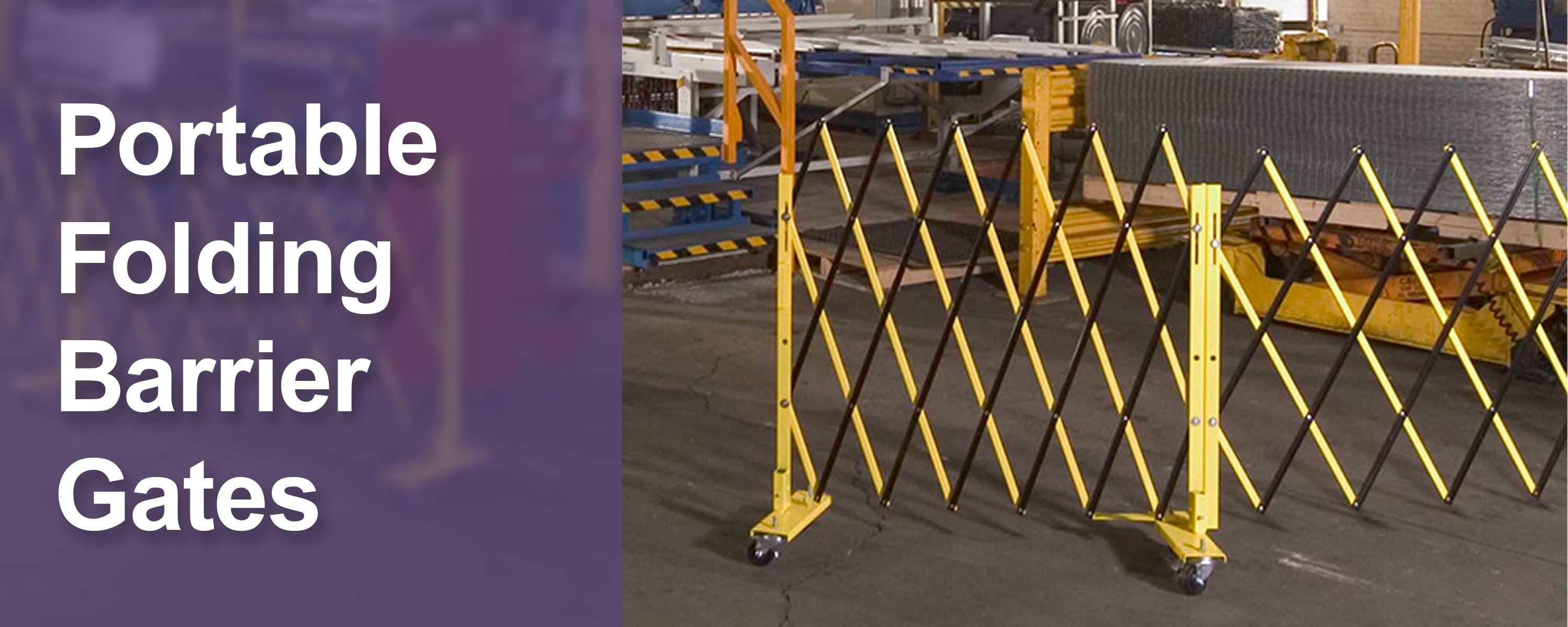 Portable Folding Barrier Gates